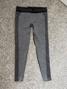 Gymshark Gray Seamless Leggings High Waisted Size M